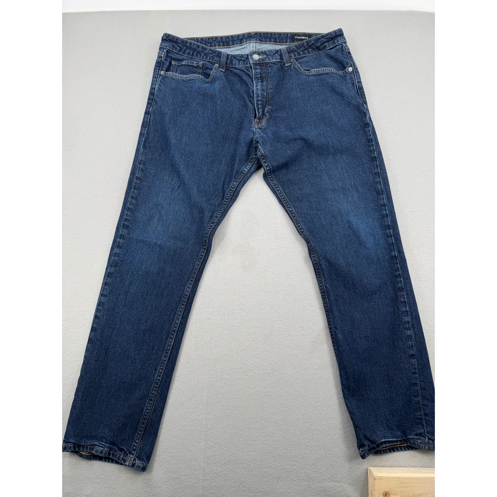 Bonobos Mens Slim Fit Dark Wash Blue‎ Denim Jeans Size 38x32 Cotton Stretch